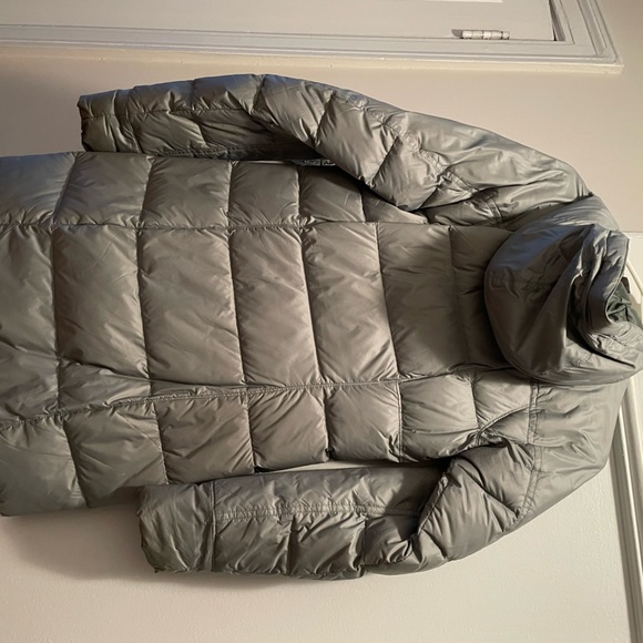 REI long puffy hooded winter coat - Picture 2 of 3